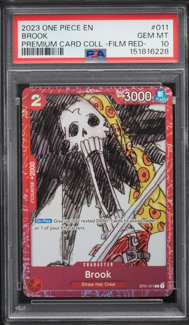 2023 #ST01-011 Brook PSA 10 One Piece Premium Collection Film Red