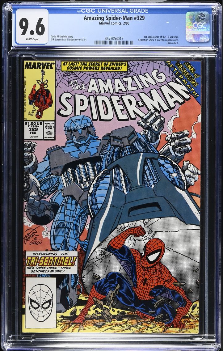 1990 #NA 1990 Amazing Spider-Man #329 CGC 9.6 Marvel Comics CGC 9.6