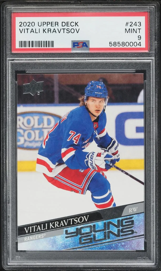 2020 #243 Vitali Kravtsov PSA 9 Upper Deck Hockey