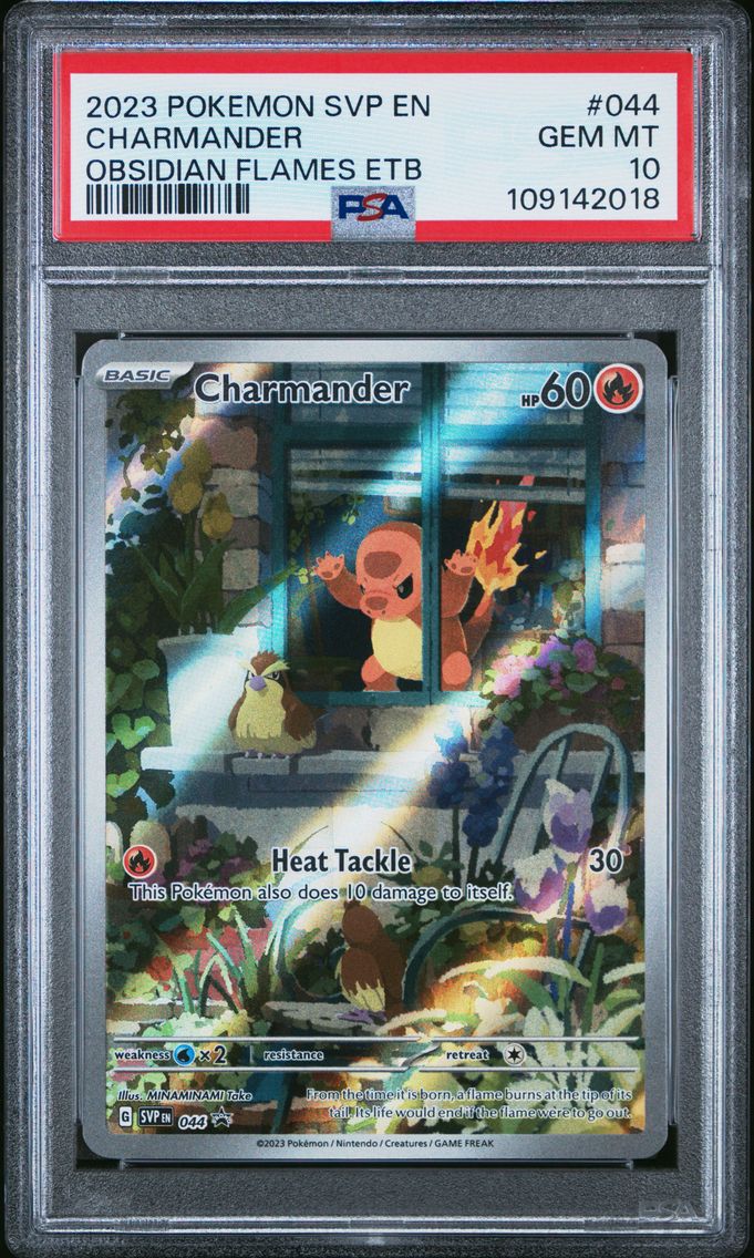 2023 #044 Charmander PSA 10 Svp EN-SV Black Star Promo