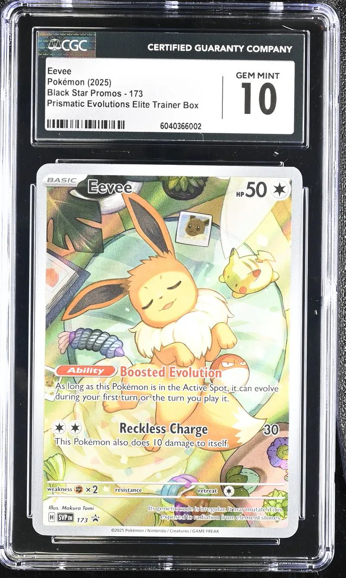 2025 #173 Eevee CGC 10 Black Star Promos - Scarlet & Violet SVP EN - English