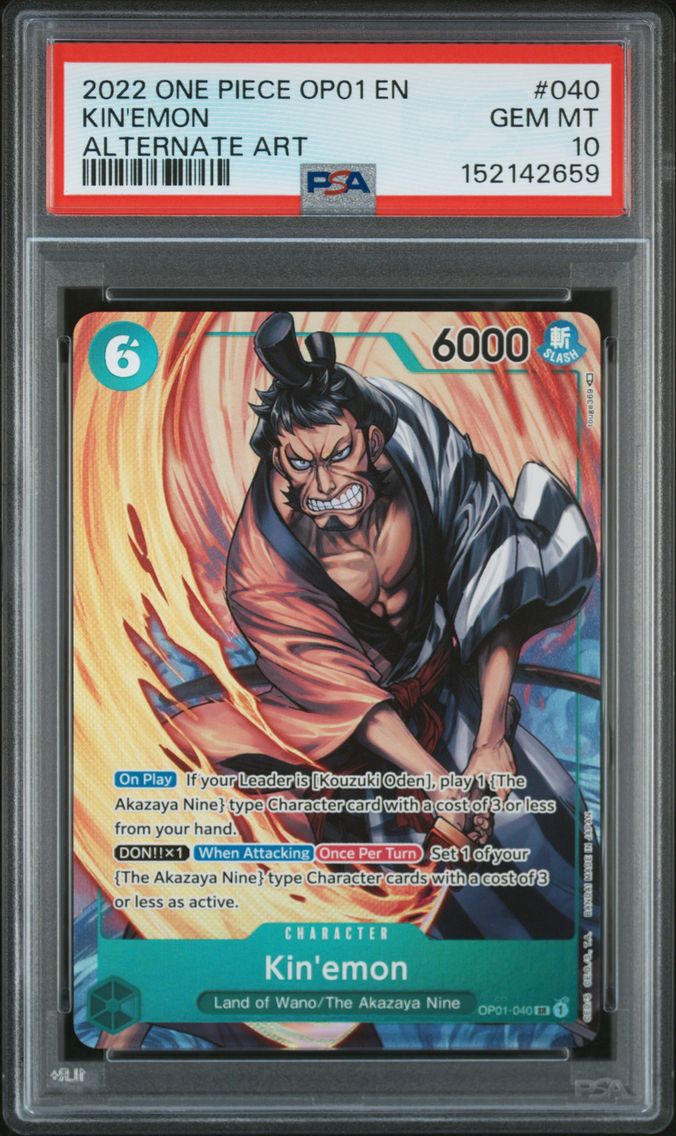 2022 #040 Kin'Emon PSA 10 One Piece OP01-Romance Dawn