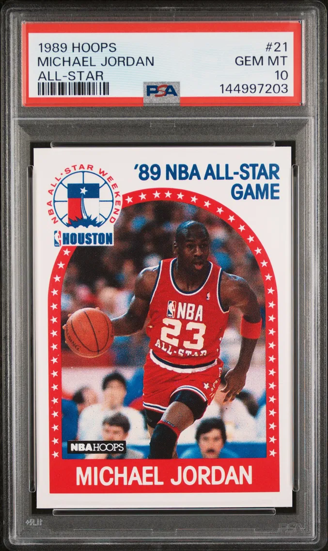 1989 #21 Michael Jordan PSA 10 H