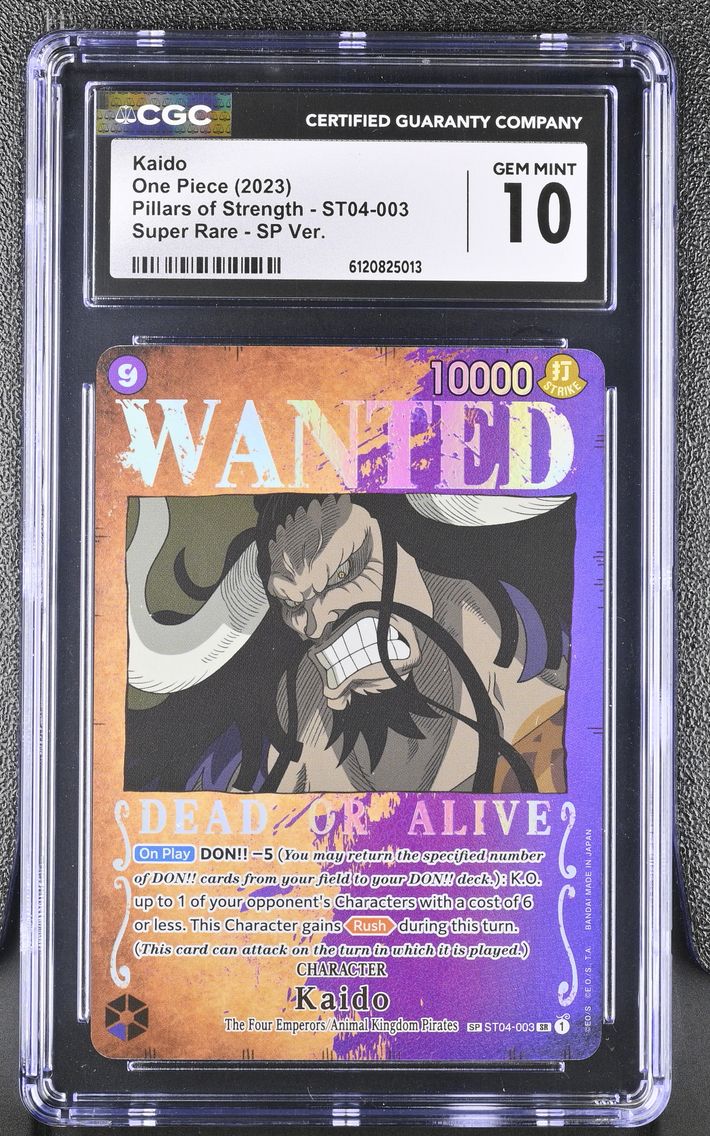 2023 #ST04-003 Kaido CGC 10 Pillars of Strength (OP03) - English