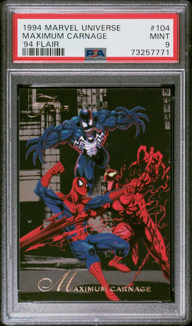 1994 #104 Maximum Carnage PSA 9 Marvel Universe '94 Flair