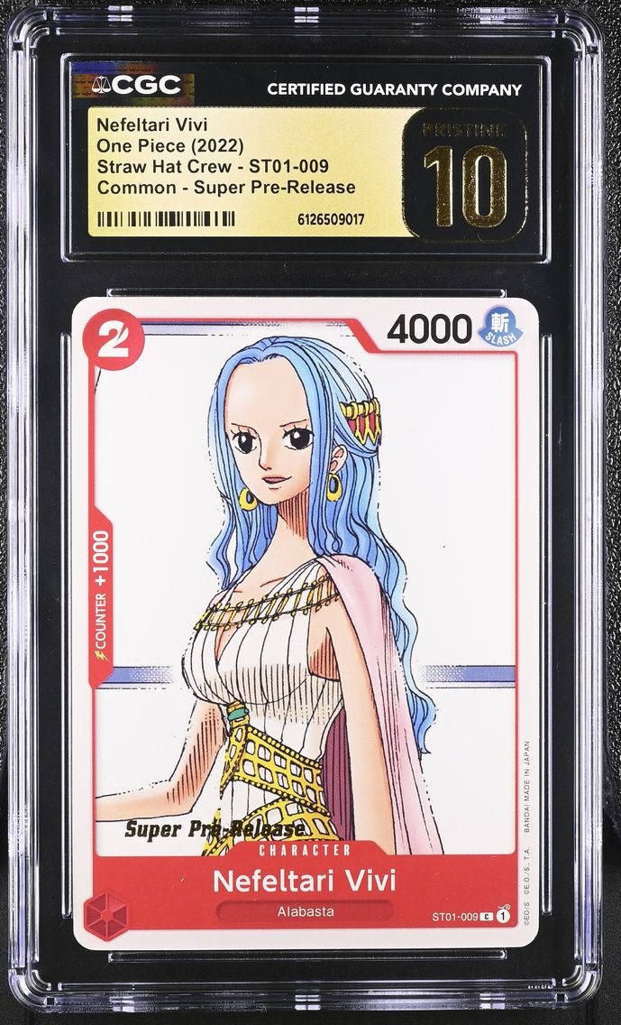 2022 #ST01-009 Nefeltari Vivi CGC 10 Pristine Starter Deck: Straw Hat Crew (ST01) - English