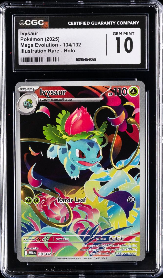 2025 #134 Ivysaur CGC 10 Mega Evolution - MEG EN - English Pokemon