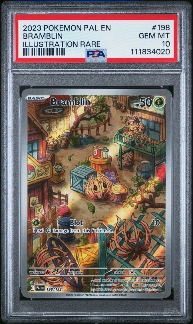 2023 #198 Bramblin PSA 10 Pal EN-Paldea Evolved Pokemon