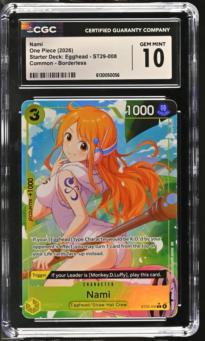 2026 #ST29-008 Nami CGC 10 Starter Deck: Egghead (ST29) - English