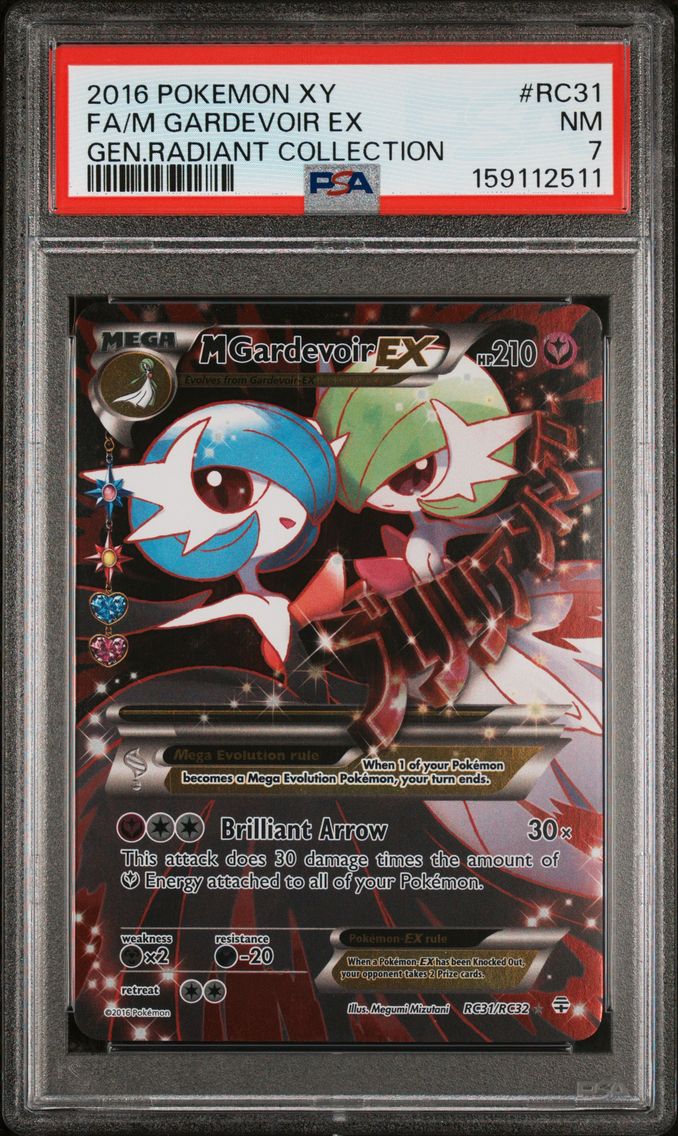 2016 #RC31 Full Art/M Gardevoir EX PSA 7 XY Generations Radiant Collection