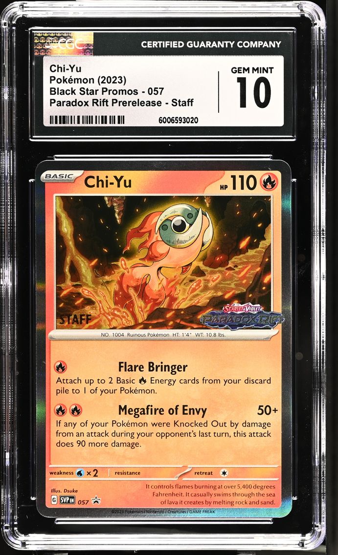 2023 #057 Chi-Yu CGC 10 Black Star Promos - Scarlet & Violet SVP EN - English