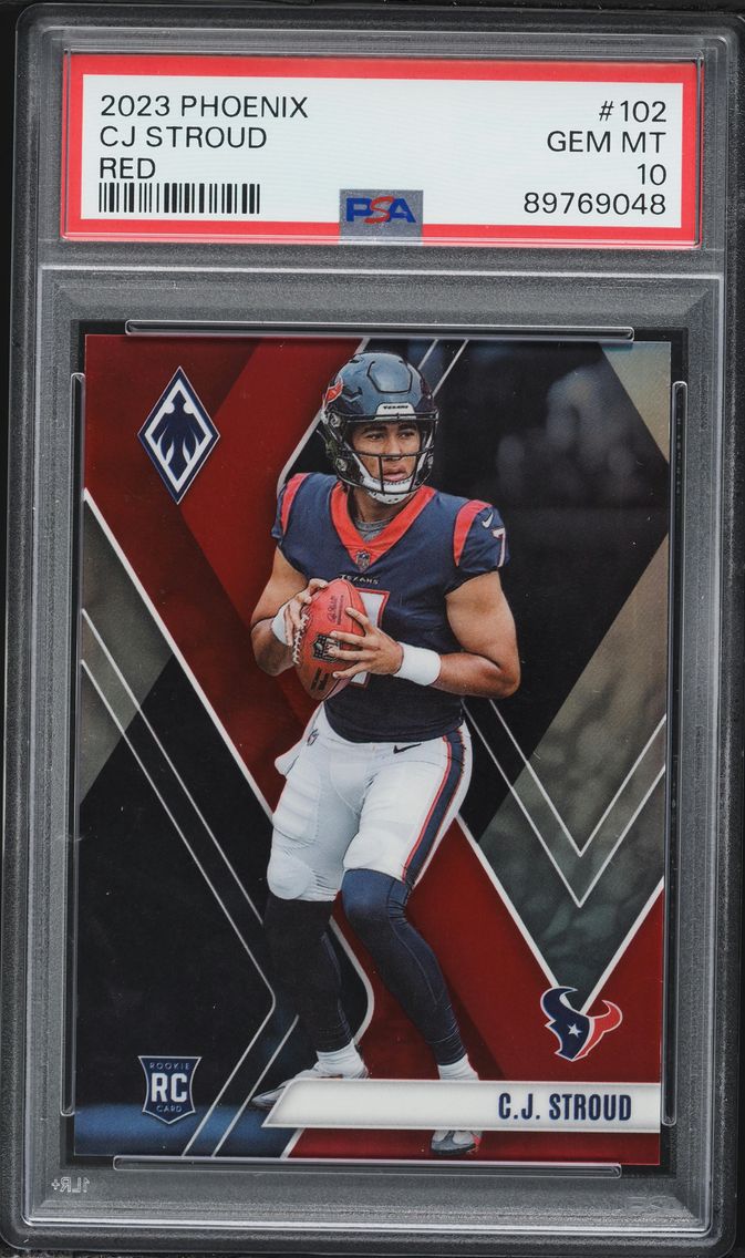 2023 #102 CJ Stroud PSA 10 Panini Phoenix Football