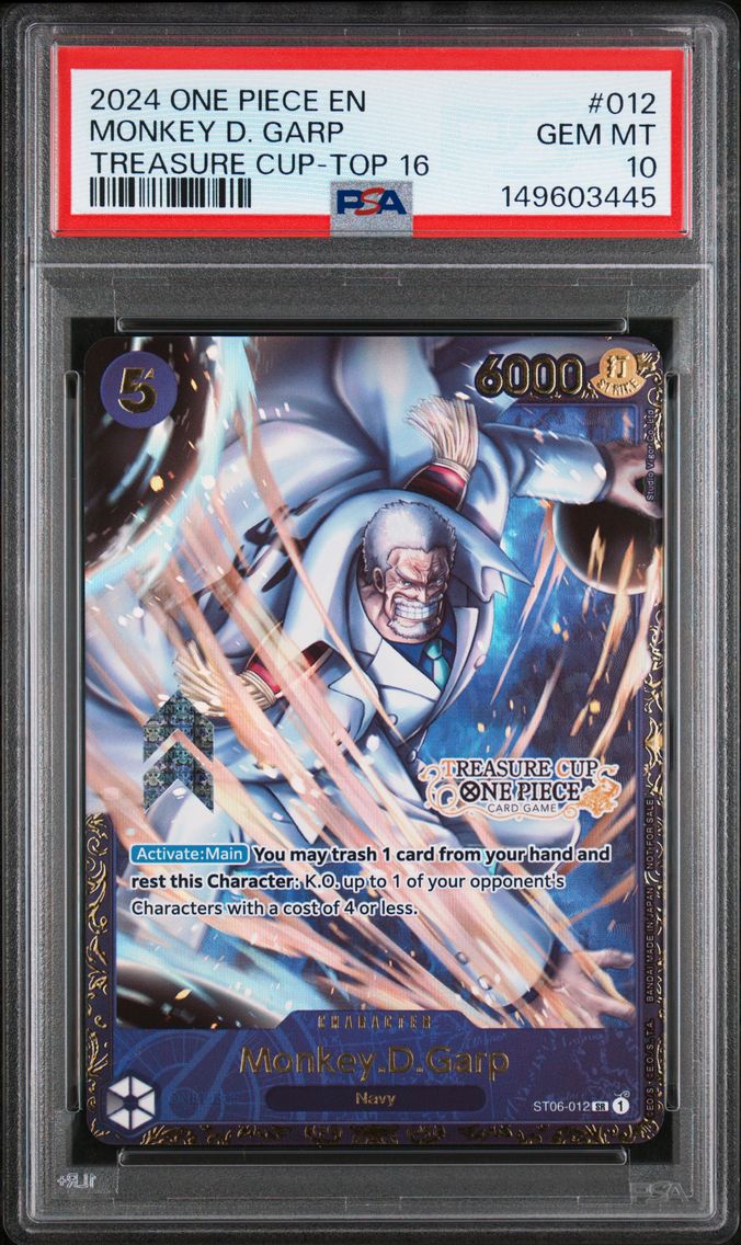 2024 #012 Monkey D. Garp PSA 10 One Piece Promos
