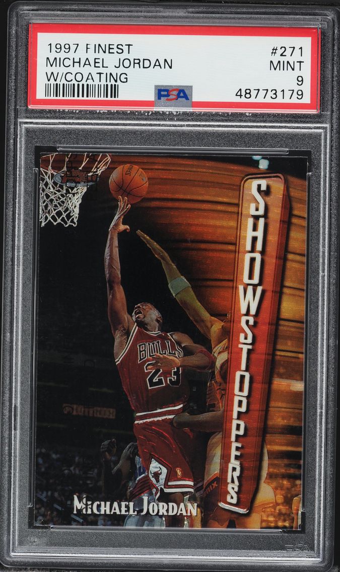 1997 #271 Michael Jordan PSA 9 Finest Basketball