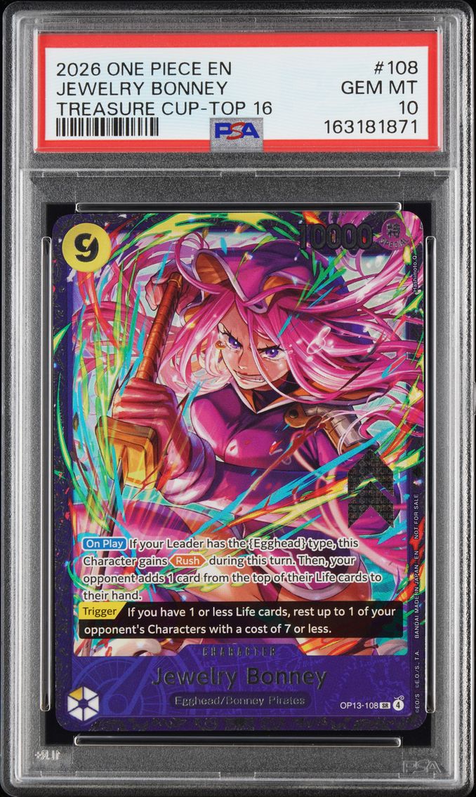2026 #108 Jewelry Bonney PSA 10 One Piece Promos