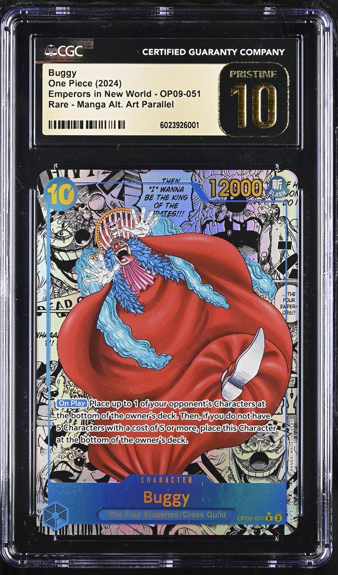 2024 #OP09-051 Buggy CGC 10 Pristine Emperors in the New World (OP09) - English