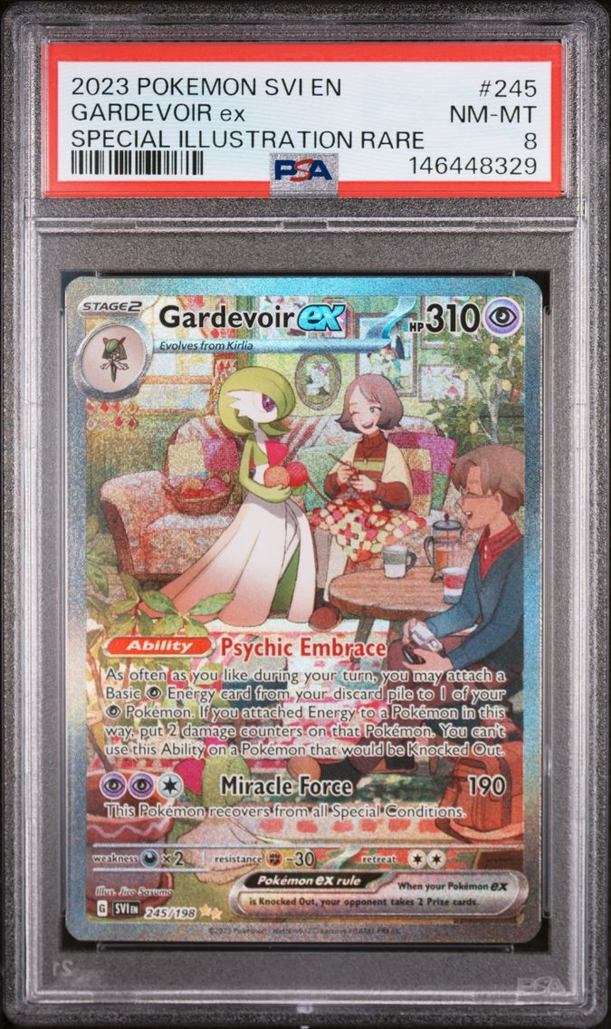 2023 #245 Gardevoir EX PSA 8 Svi EN-Scarlet & Violet