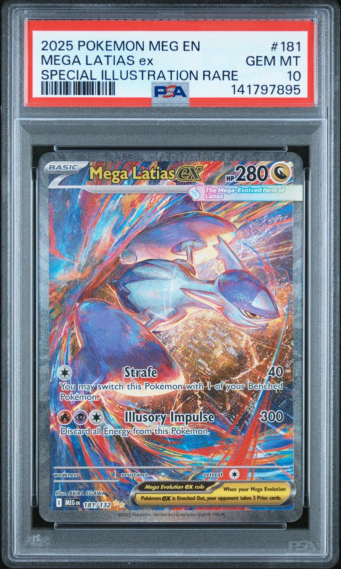 2025 #181 Mega Latias EX PSA 10 Meg EN-Mega Evolution