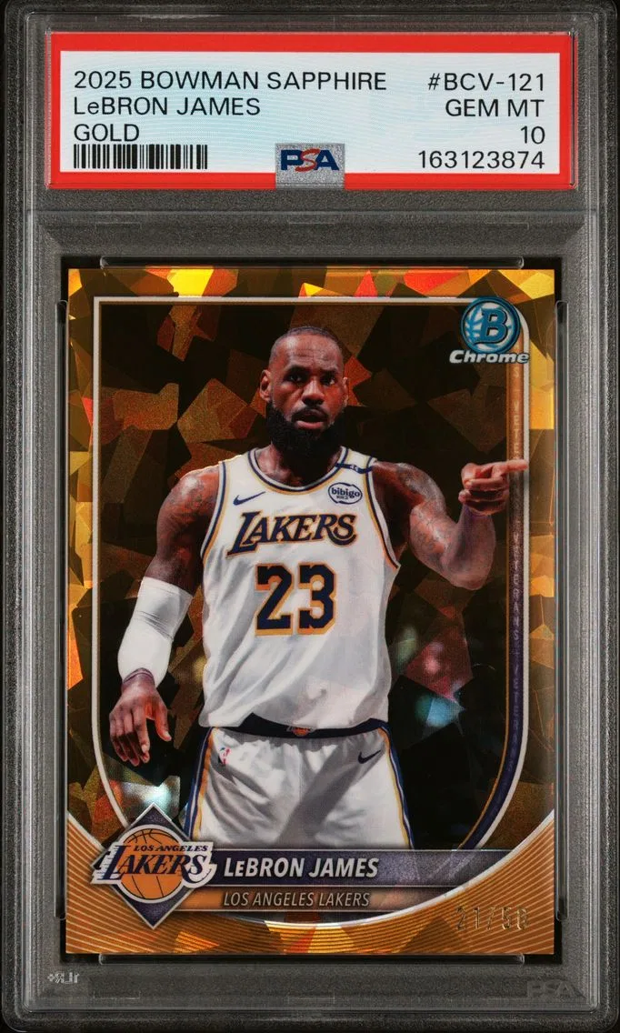 2025 #BCV-121 LeBron James PSA 1