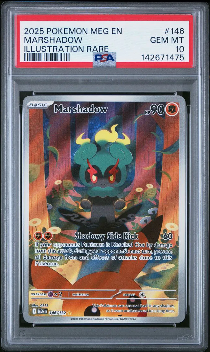 2025 #146 Marshadow PSA 10 Meg EN-Mega Evolution