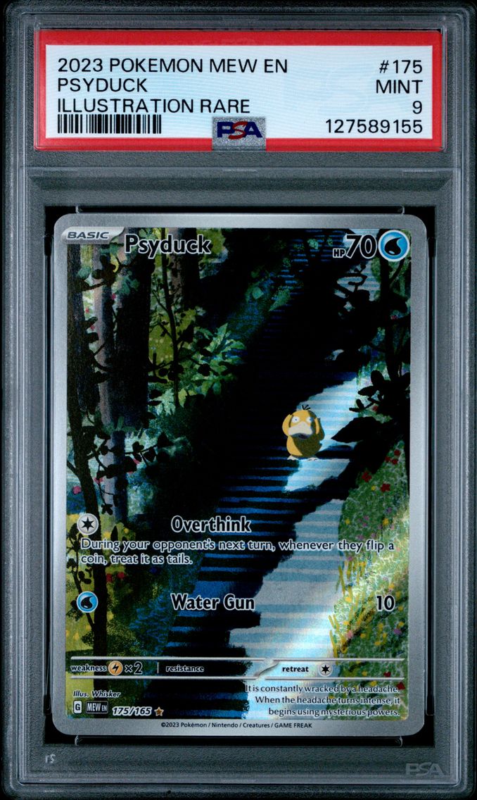 2023 #175 Psyduck PSA 9 Mew EN-151