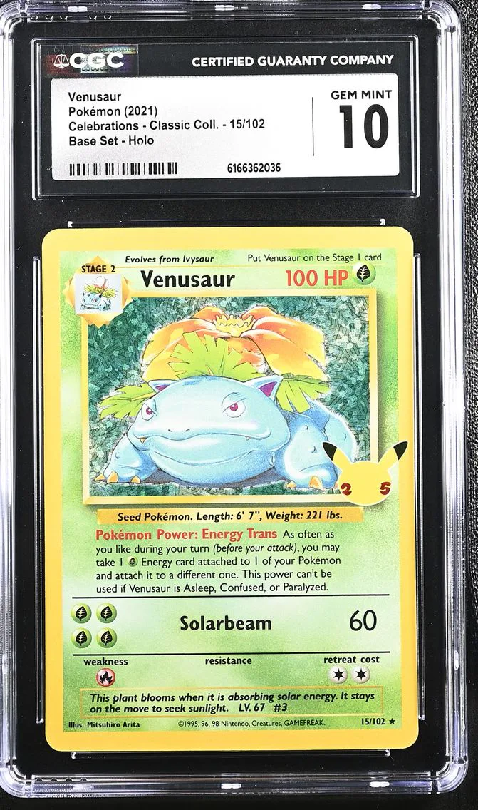2021 #15 Venusaur CGC 10 Celebrations - Classic Collection - English