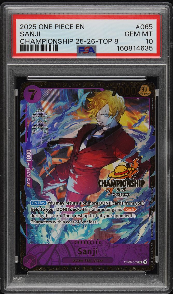 2025 #065 Sanji PSA 10 One Piece