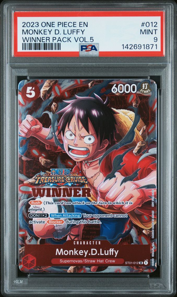 2023 #012 Monkey D. Luffy PSA 9 Promos One Piece