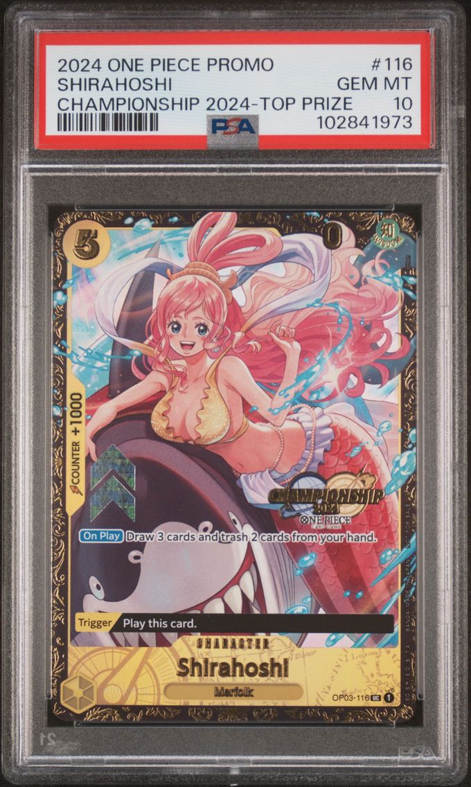 2024 #116 Shirahoshi PSA 10 Promos One Piece
