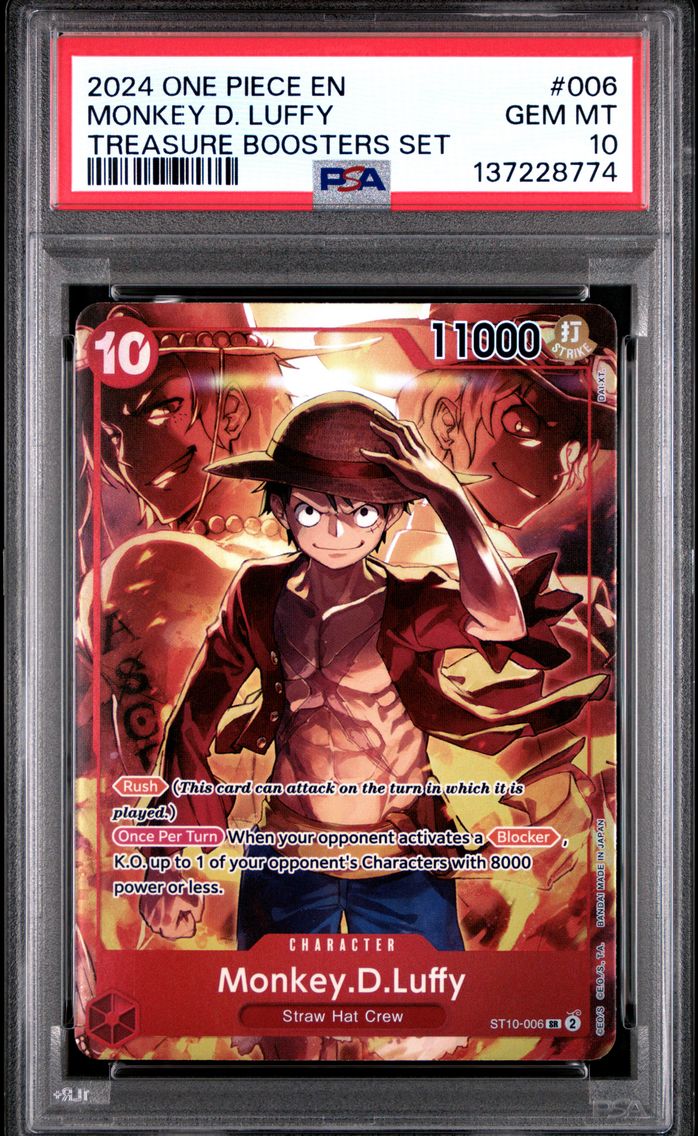 2024 #006 Monkey D. Luffy PSA 10 One Piece Promos