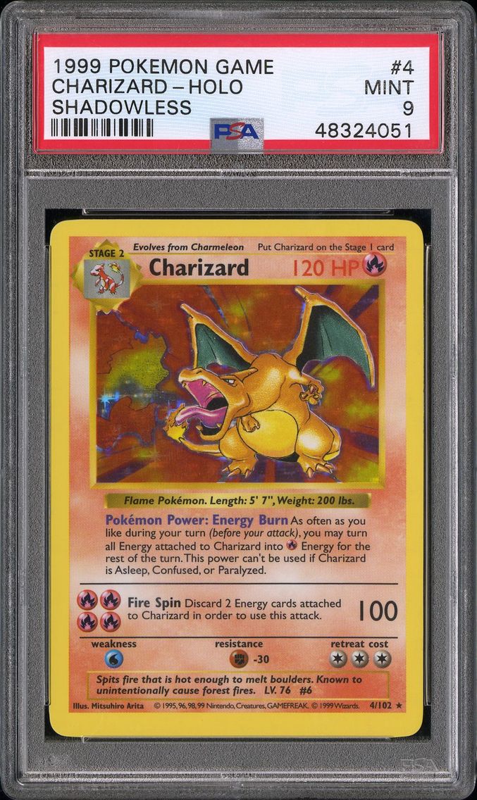 1999 #4 Charizard-Holo Shadowles