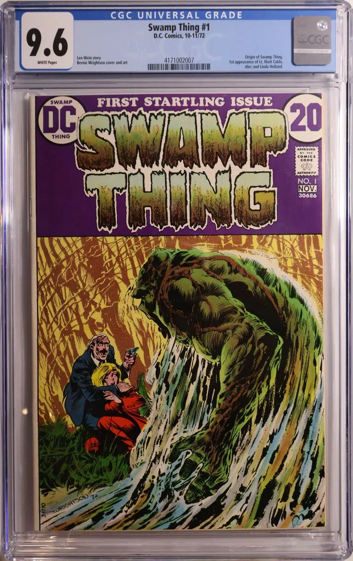 1972 #NA 1972 Swamp Thing #1 CGC 9.6 DC Comics CGC 9.6