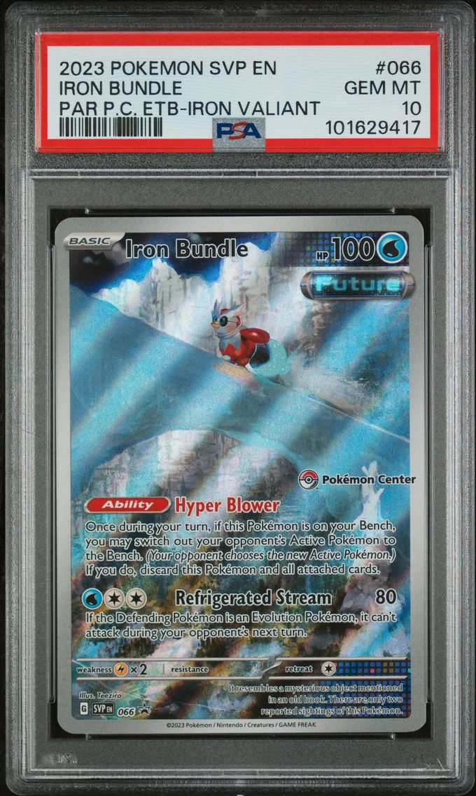 2023 #066 Iron Bundle PSA 10 Svp EN-SV Black Star Promo