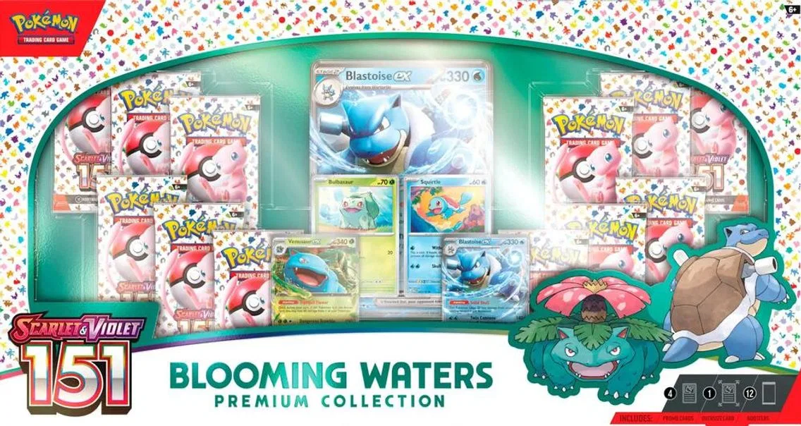 Pokemon TCG: Blooming Waters 151 Premium Collection