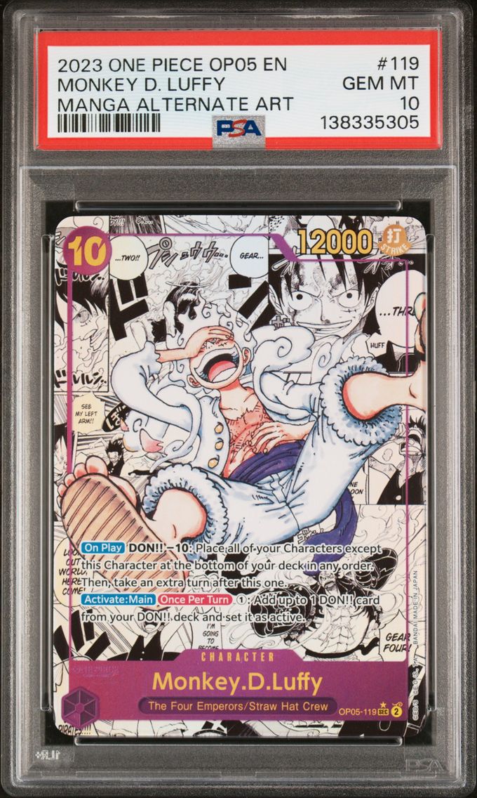 2023 #119 Monkey D. Luffy PSA 10