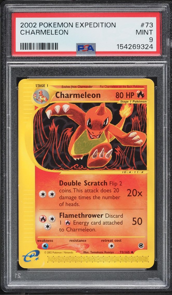 2002 Pokemon Expedition Charmeleon #73 PSA 9 MINT
