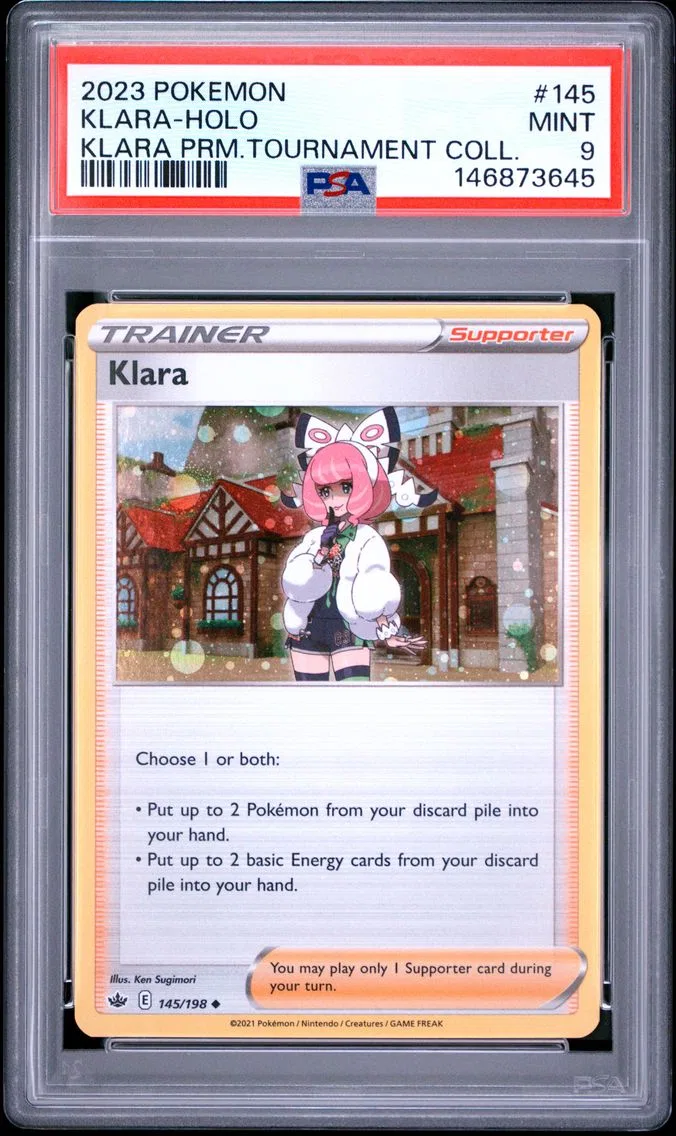 2023 #145 Klara-Holo PSA 9 Klara Premium Tournament Collection