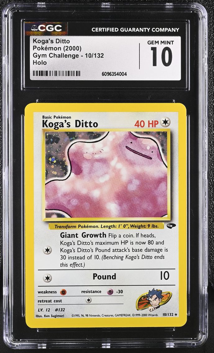 2000 #10 Koga's Ditto CGC 10 Gym Challenge - Unlimited - English