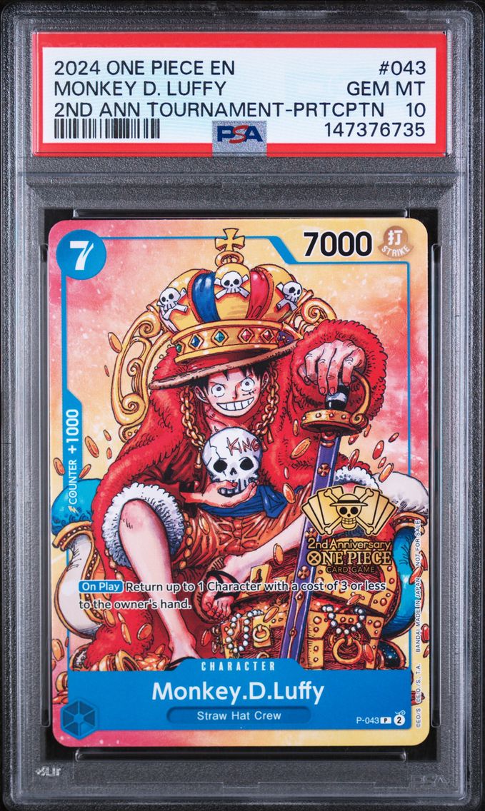 2024 #043 Monkey D. Luffy PSA 10