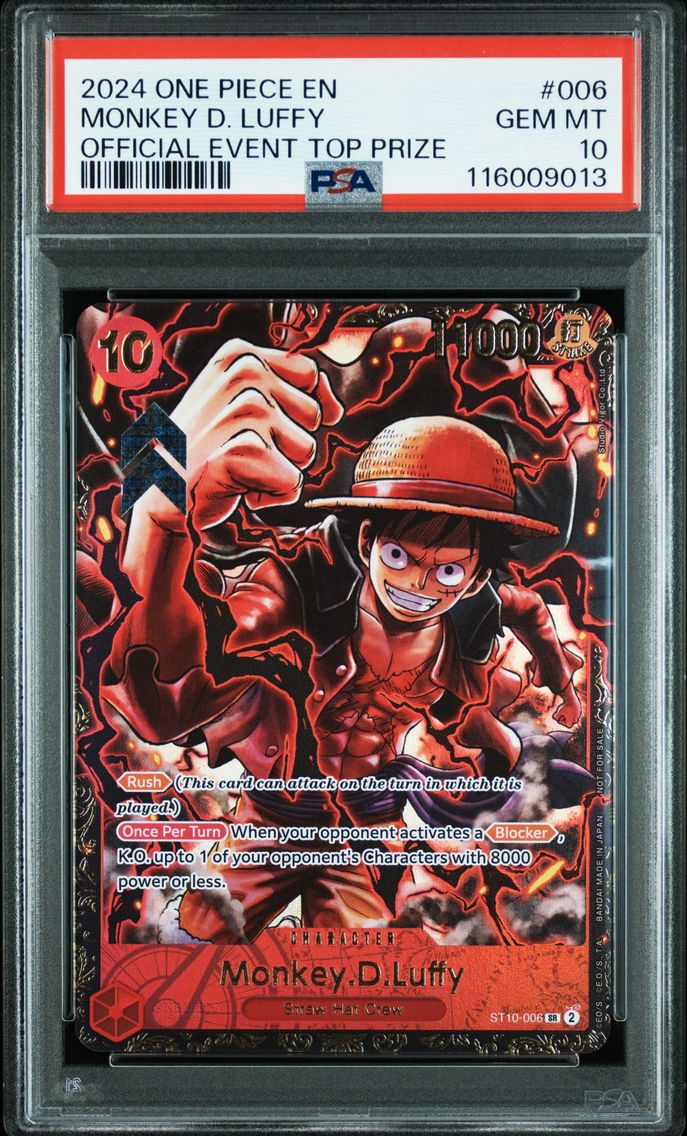 2024 #006 Monkey D. Luffy PSA 10