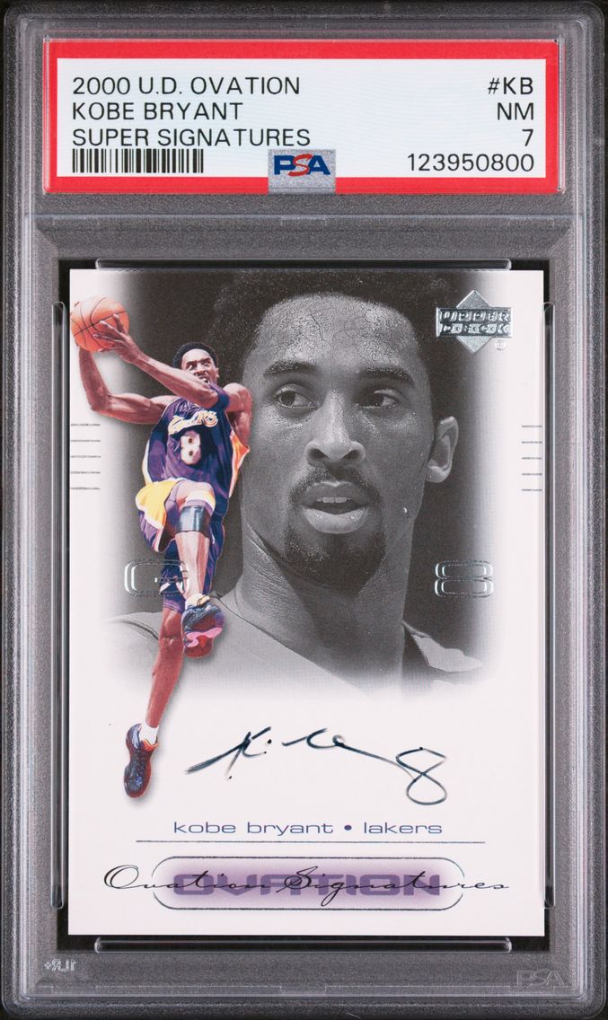 2000 #KB Kobe Bryant PSA 7 Upper