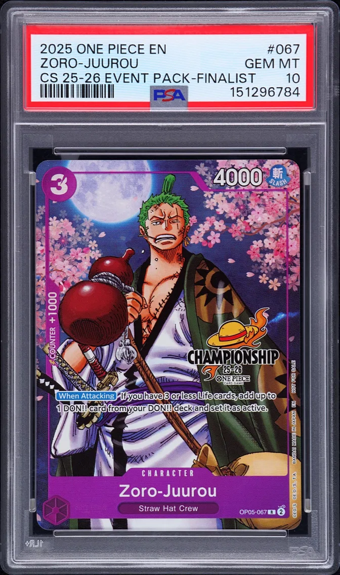 2025 #067 Zoro-Juurou PSA 10 One