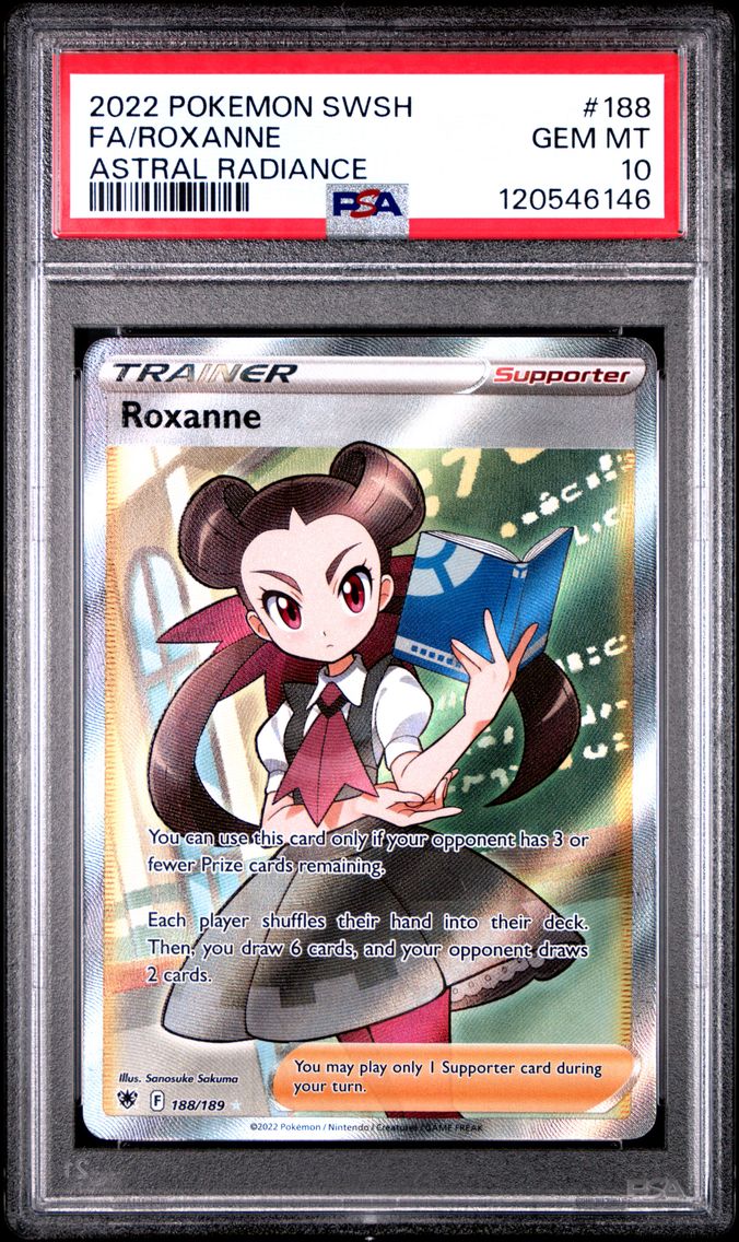 2022 #188 Full Art/Roxanne PSA 10 Sword & Shield Astral Radiance