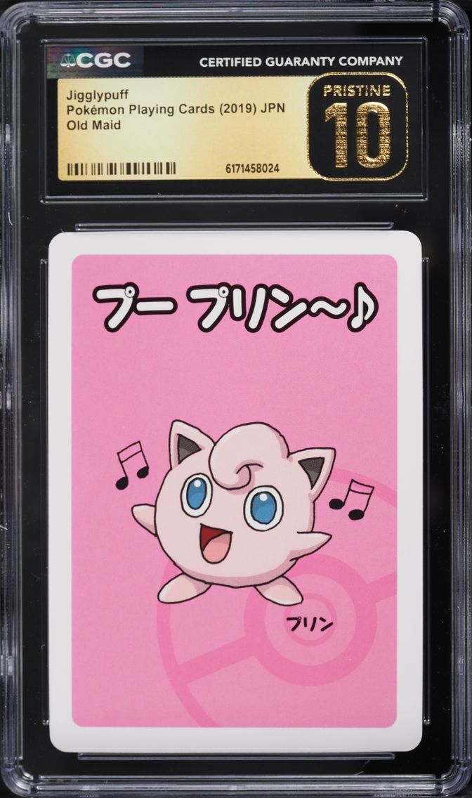 2019 Pokemon Japanese Playing Cards Old Maid Jigglypuff CGC 10 PRISTINE