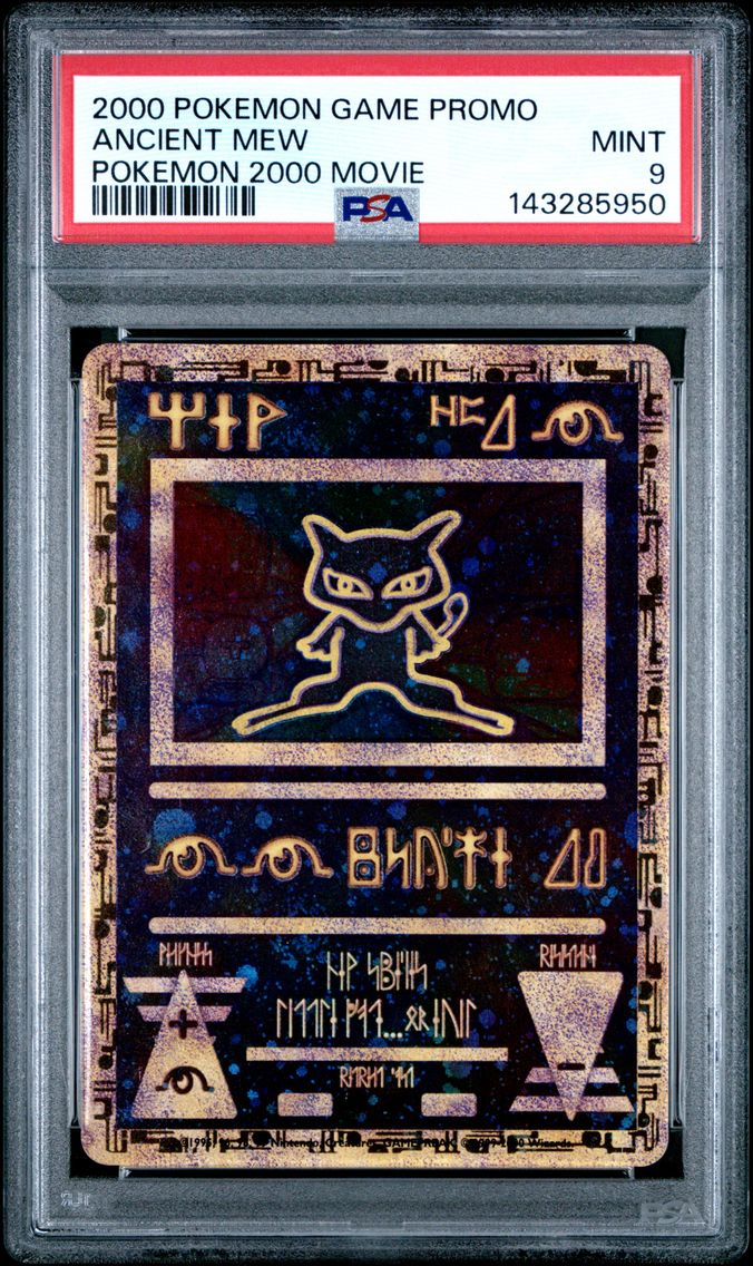2000 #NA Ancient Mew PSA 9 Game Movie