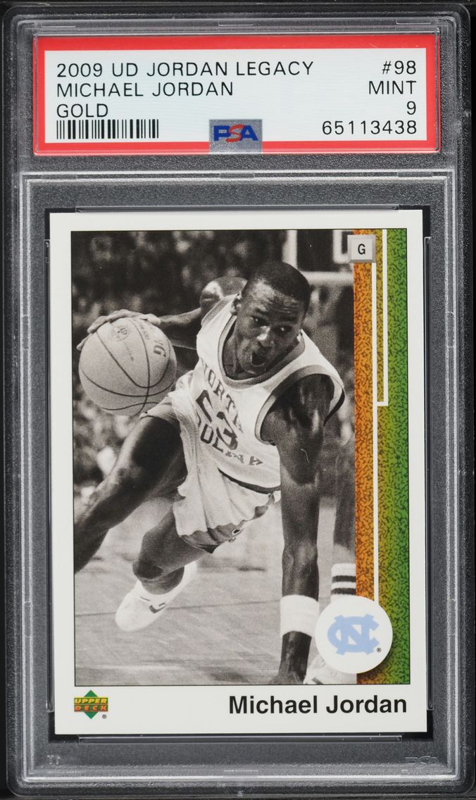 2009 #98 Michael Jordan PSA 9 Upper Deck Jordan Legacy Gold