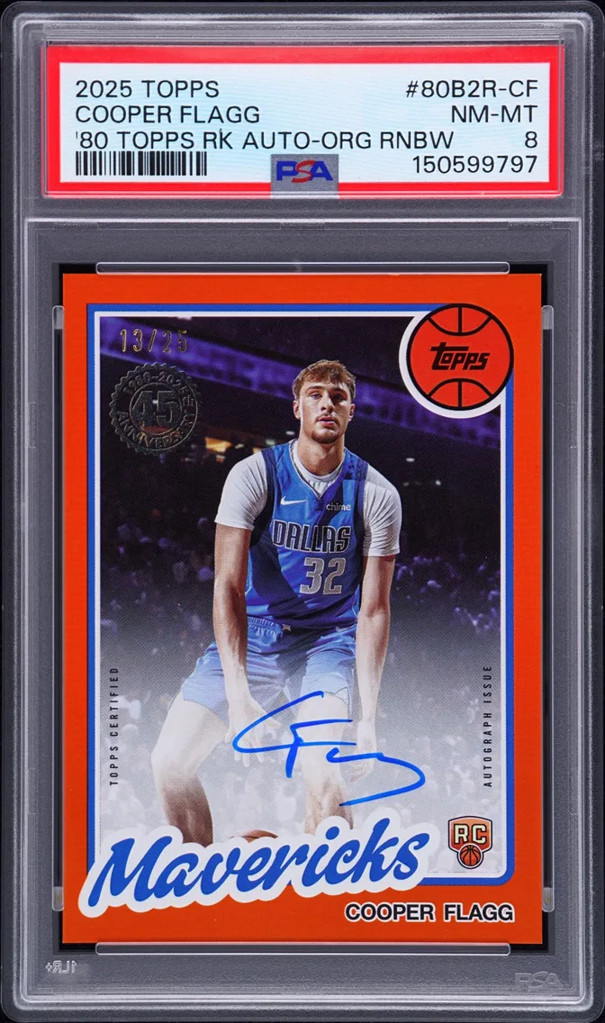 2025 #80B2R-CF Cooper Flagg PSA