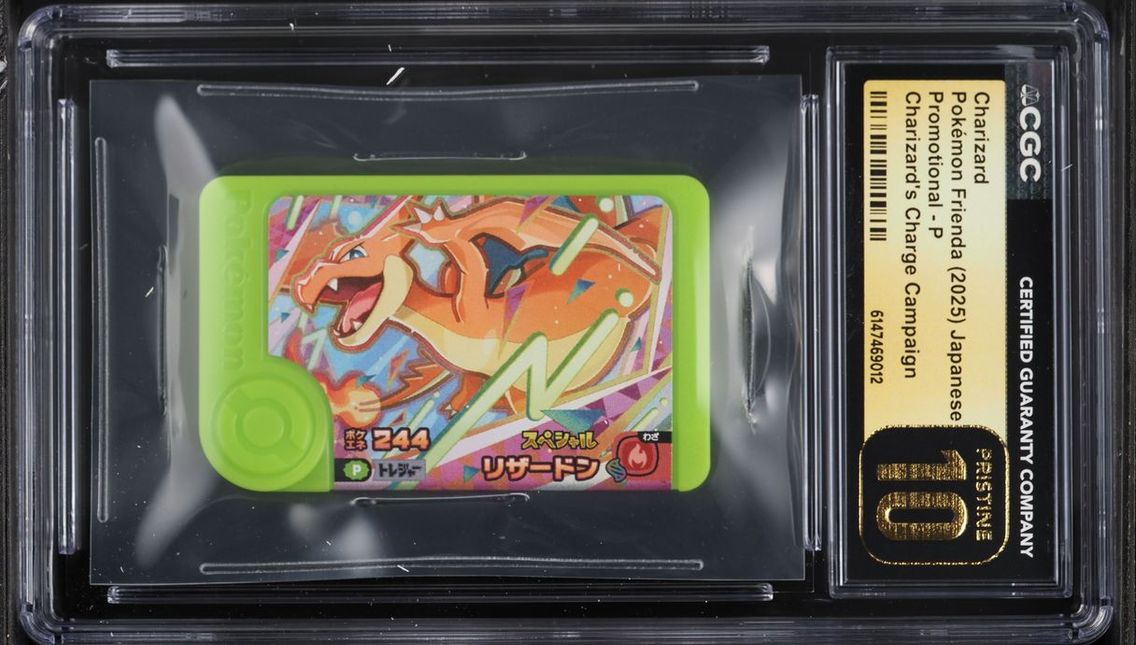 2025 Pokemon Frienda Japanese Promo Charizard's Charge Campaign Charizard #P CGC 10 PRISTINE