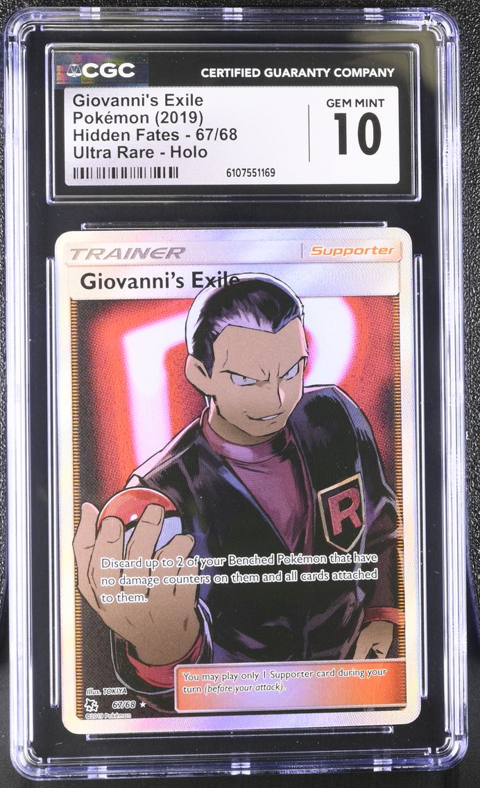 2019 #67 Giovanni's Exile CGC 10 Hidden Fates - English
