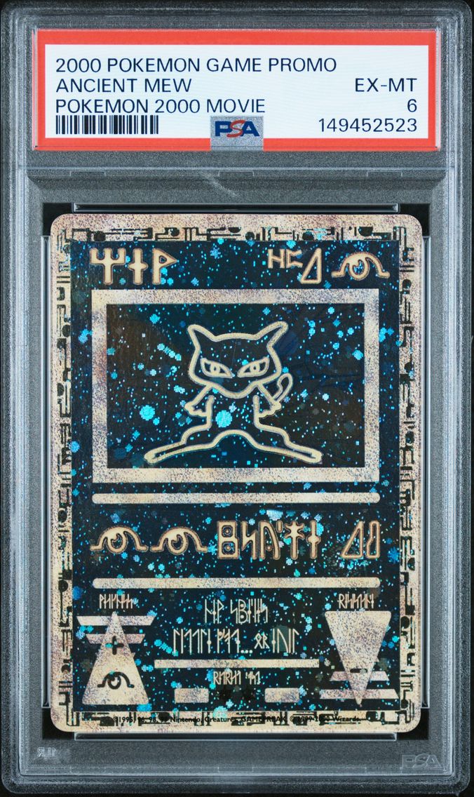 2000 #NA Ancient Mew PSA 6 Game Movie Pokemon